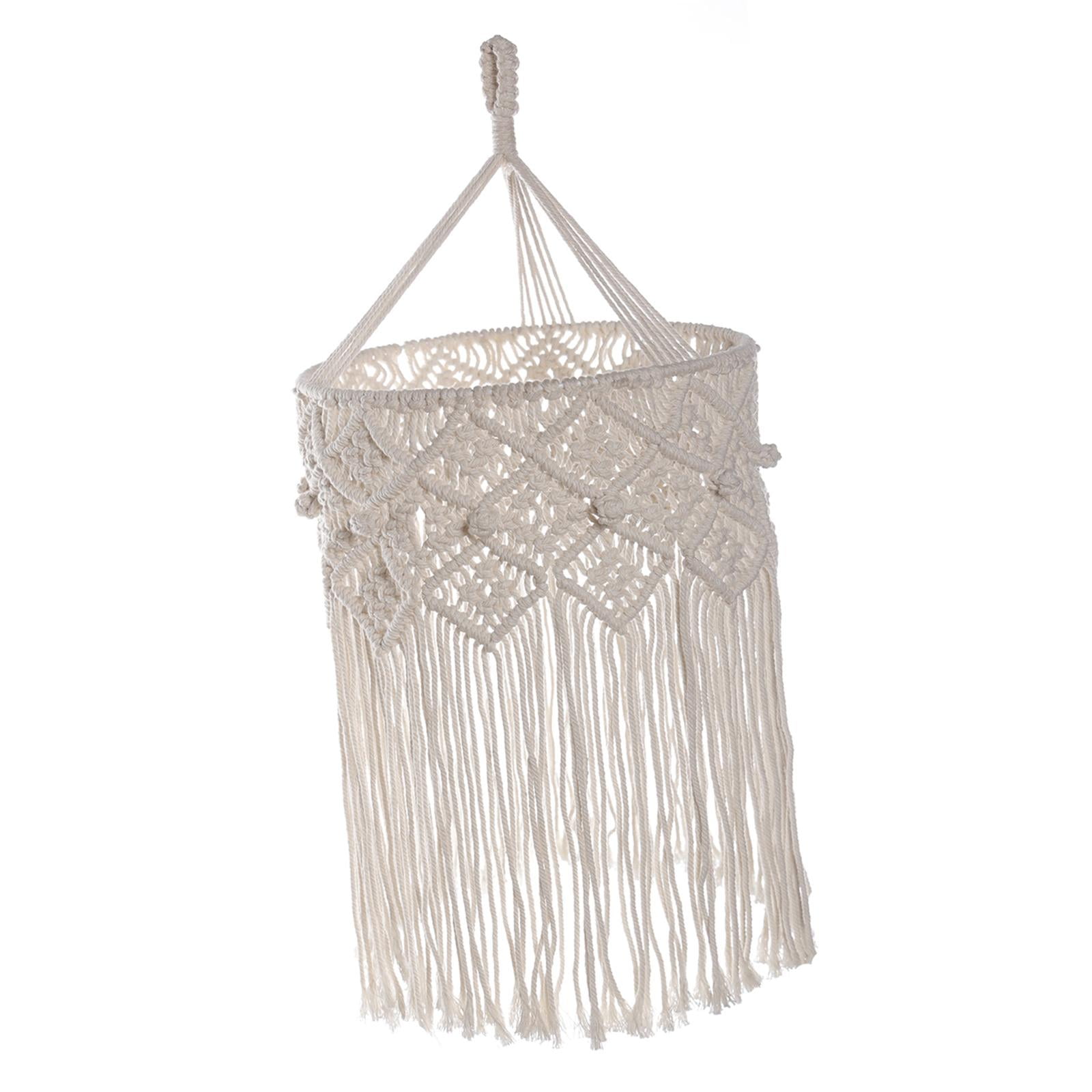 Bvdfgk Bohemian Lampshade Handwoven Light Shade Chandelier Cover ...