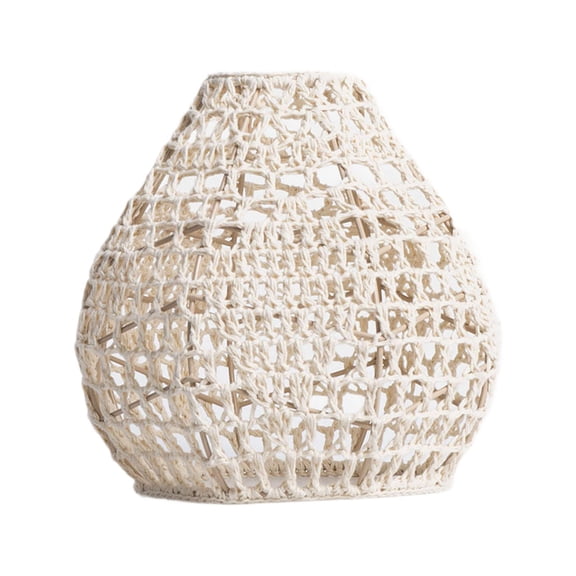 Bvdfgk Boho Lamp Shade Ceiling Ceiling Lantern Cover Modern Ornament Woven Lights Cover