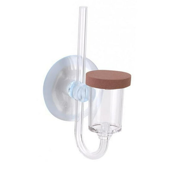 Bvdfgk CO2 U-Tube Bubble Diffuser Fine Bubbles Plant Tank Tool Clear Design for Home L