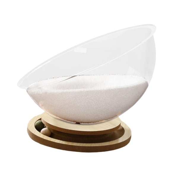 Bvdfgk Capsule Cat Bed Cat House Stable Four Seasons Small Pets Bed Cat Furniture Track MDF with mat M