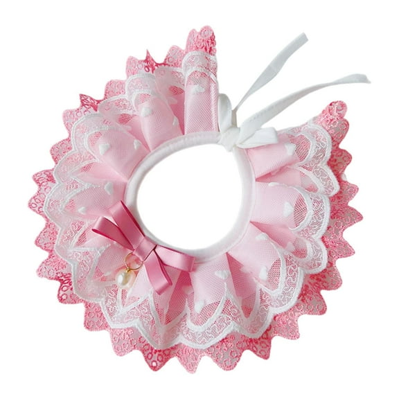 Bvdfgk Cat Collar Kitten S Accessories Costume Xmas Costume Pet Lace Bib Collar for S