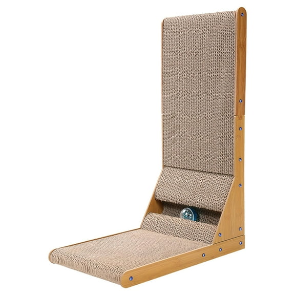 Bvdfgk Cat Corrugated Scratcher Sleep Cardboard Bed Claw Scratching Board for Pet Large 25x40x60cm