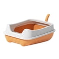 thumbnail image 1 of Bvdfgk Cat Litter Boxes for Indoor Cats, Kitten Litter Boxes, High Sided with Spray and Orange, 1 of 9