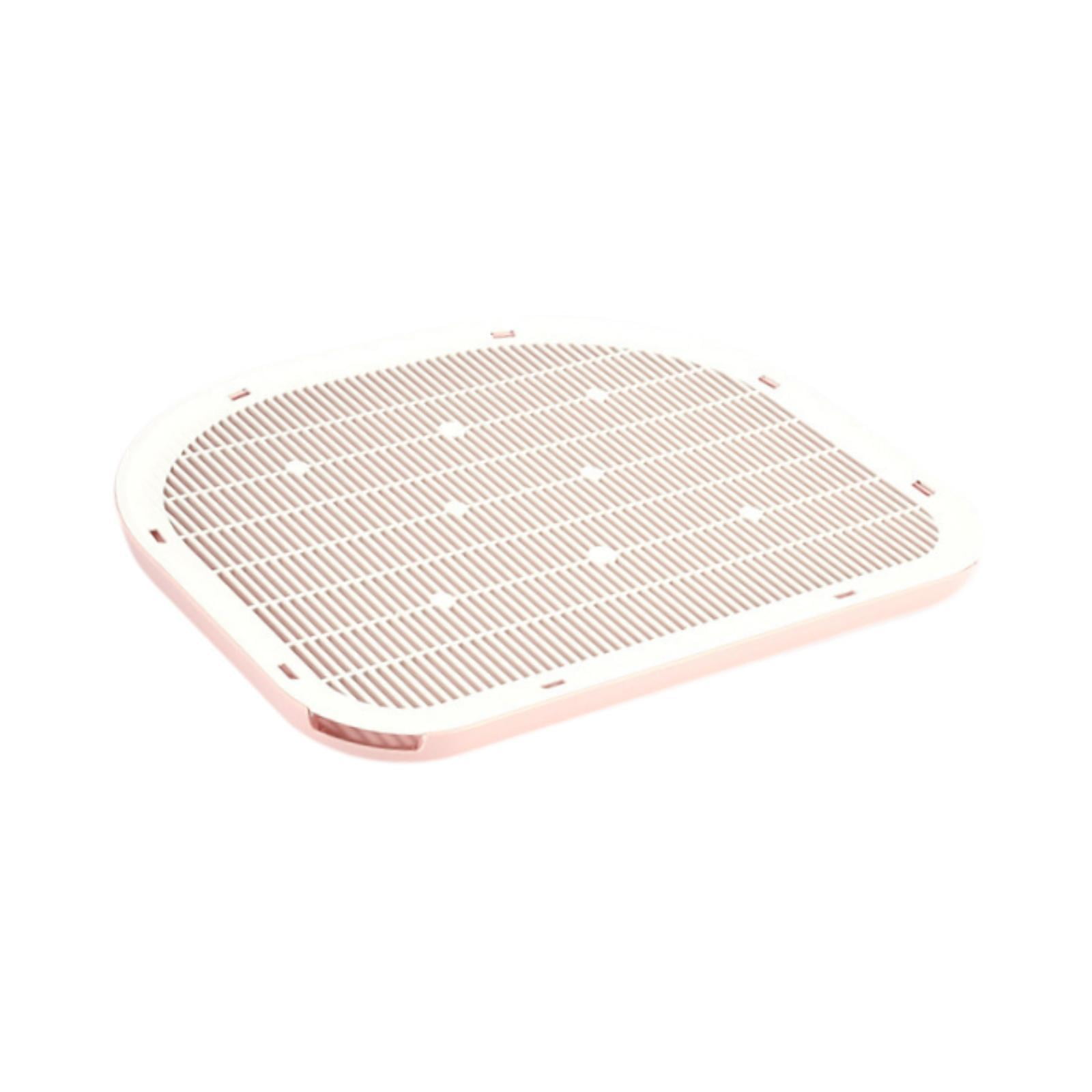 Bvdfgk Cat Litter Mat, Cat Litter Catcher Mat, Reusable Double Layer Cat Litter Control Pink