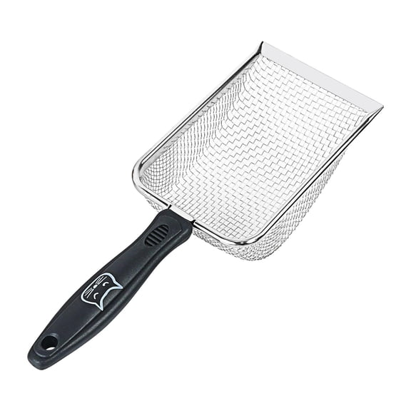 Bvdfgk Cat Litter Scooper Cat Litter Sifter Portable with Hanging Hole with Handle Mesh 2.8mm mesh