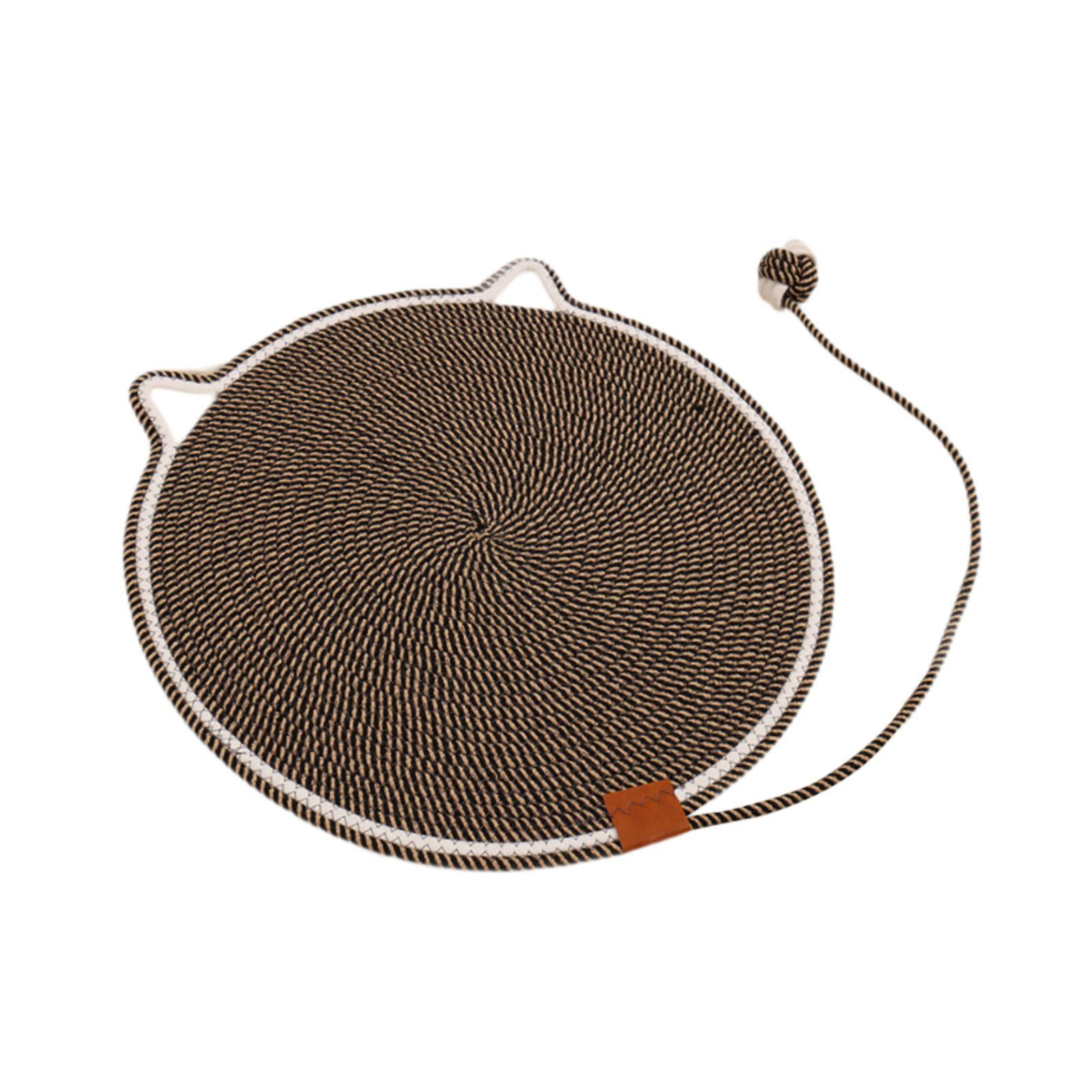 Bvdfgk Cat Scratch Mat Cat Scratch Pad Pet Supplies Grinding Claws Protecting Furniture coffee