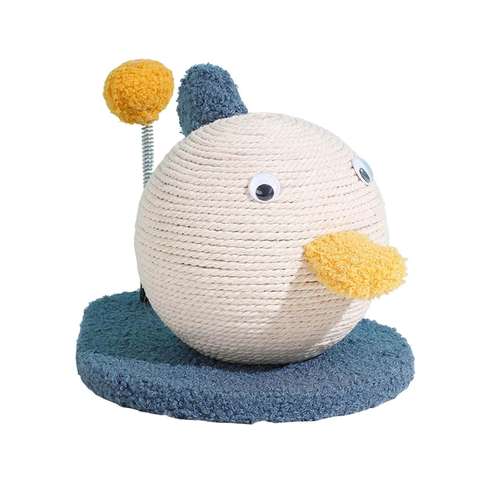 Bvdfgk Cat Scratcher Ball Exercise Interactive Toy Ball Furniture Protection Grind Claw Duck