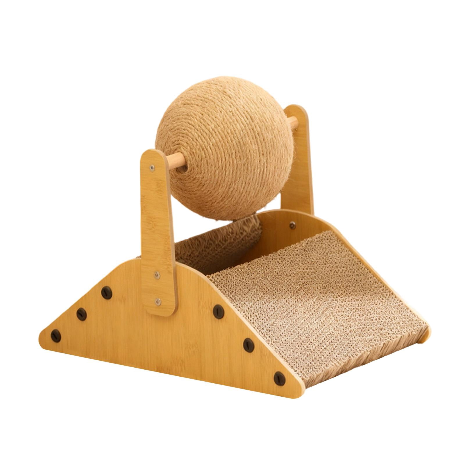 Bvdfgk Cat Scratcher Bed Kitten Scratch Pad Furniture Protector Sisal Scratcher Board with Ball for Sleeping Lying Playing Curled up S