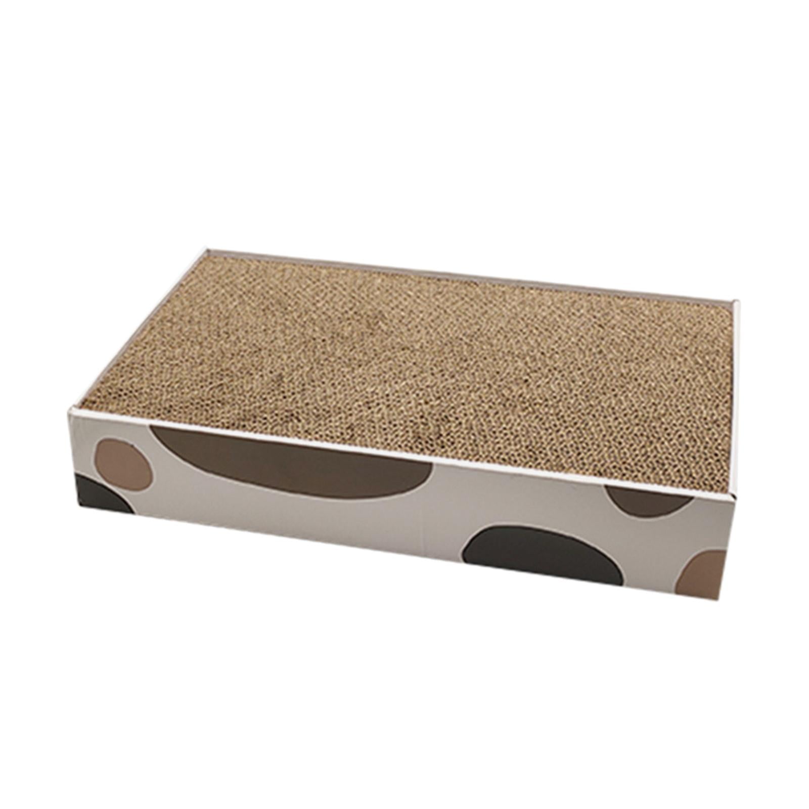 Bvdfgk Cat Scratcher Cardboard Scratch Bed Scratching Pads with Box Corrugate Paper for