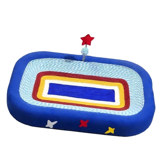 Bvdfgk Cat Scratcher Furniture Protection Starry Sky Design for Indoor Cats Scratch Pad Square