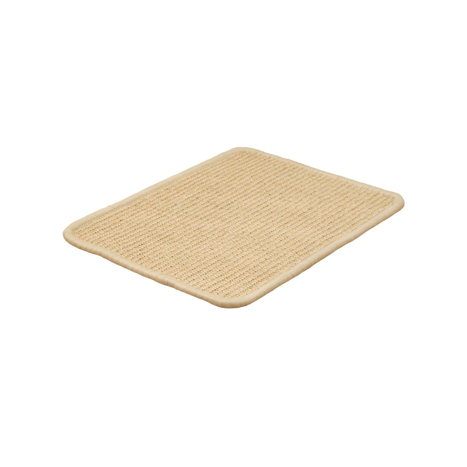 Bvdfgk Cat Scratcher Pad Sisal Cat Scratch Mat Edge Locking Processing Cat Sleeping Pad 40cmx60cm