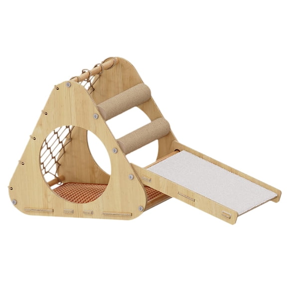 Bvdfgk Cat Scratching House Scratching Board Playhouse for Small, Medium and Large Cats with ladder