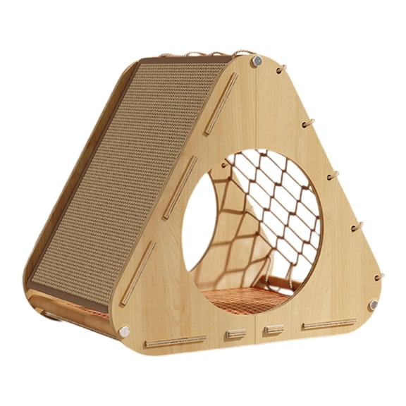 Bvdfgk Cat Scratching House Scratching Board Playhouse for Small, Medium and Large Cats without ladder