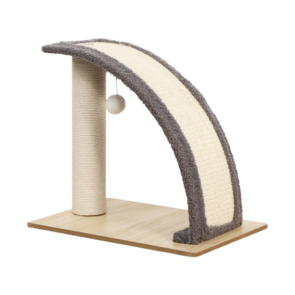 Bvdfgk Cat Scratching Post Cat Climbing Pole Grinding Paws Durable Sisal Rope Furniture 37cmx27.5cmx33cm