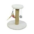 thumbnail image 1 of Bvdfgk Cat Scratching Post Cat Scratcher Scratch Post Interactive Toy Cat Gift Climbing Round White, 1 of 9