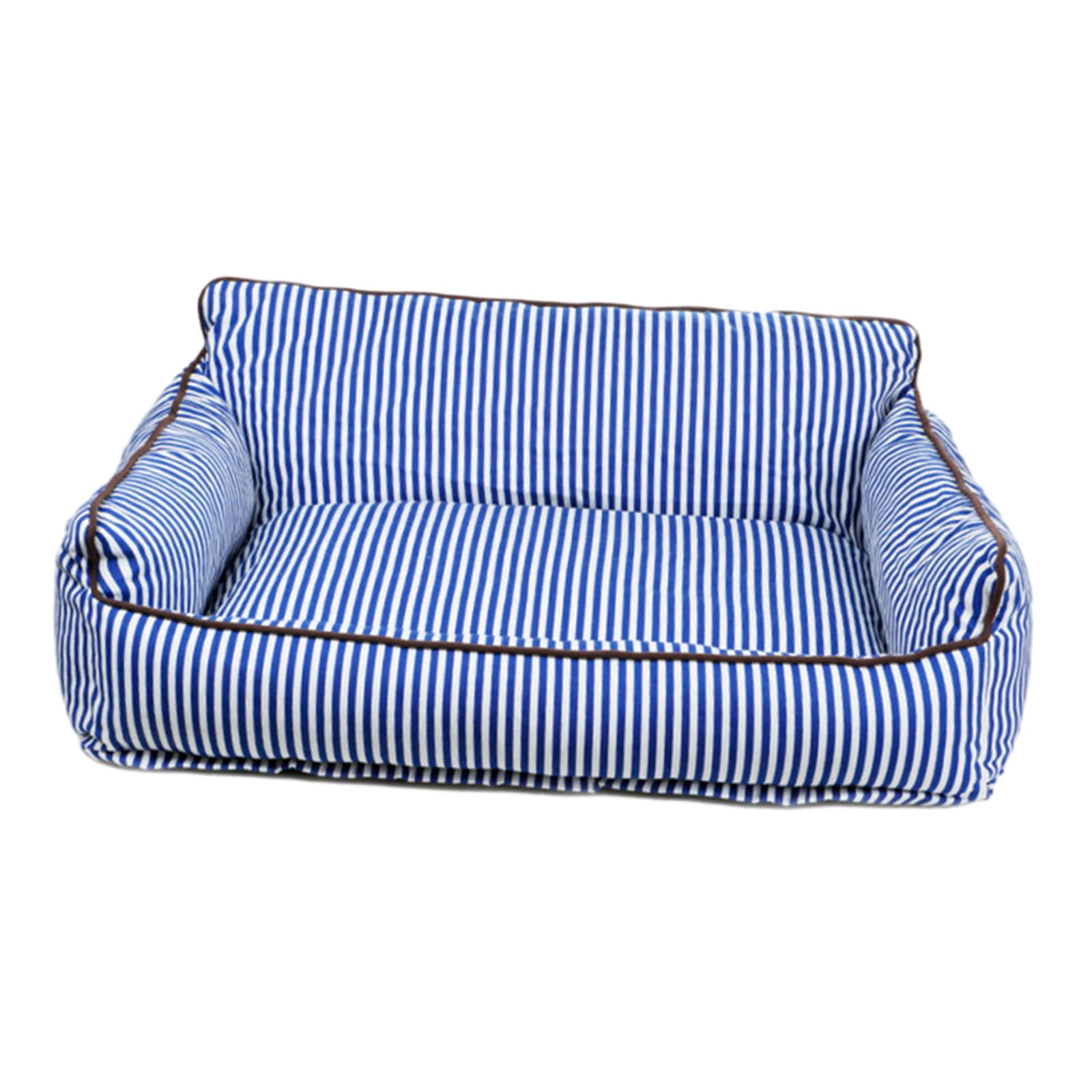 Bvdfgk Cat Sofa Bed Dog Couch Indoor Cats with Zipper Cat Furniture Cat Condo Pet Couch Blue 56cmx47cmx23cm