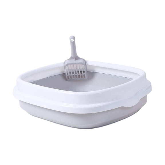 Bvdfgk Cat Tray with Added Frame Durable Gray Medium