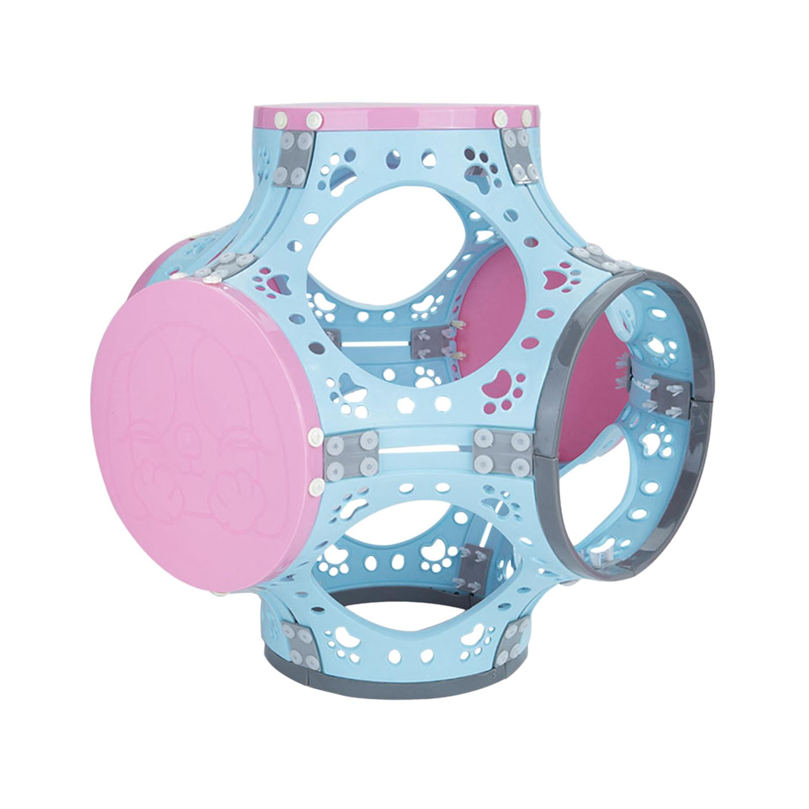 Bvdfgk Cat Tunnel Pet Interactive Toy Pet Supplies Cat Climbing Frame Pay Toy for Puppy Blue