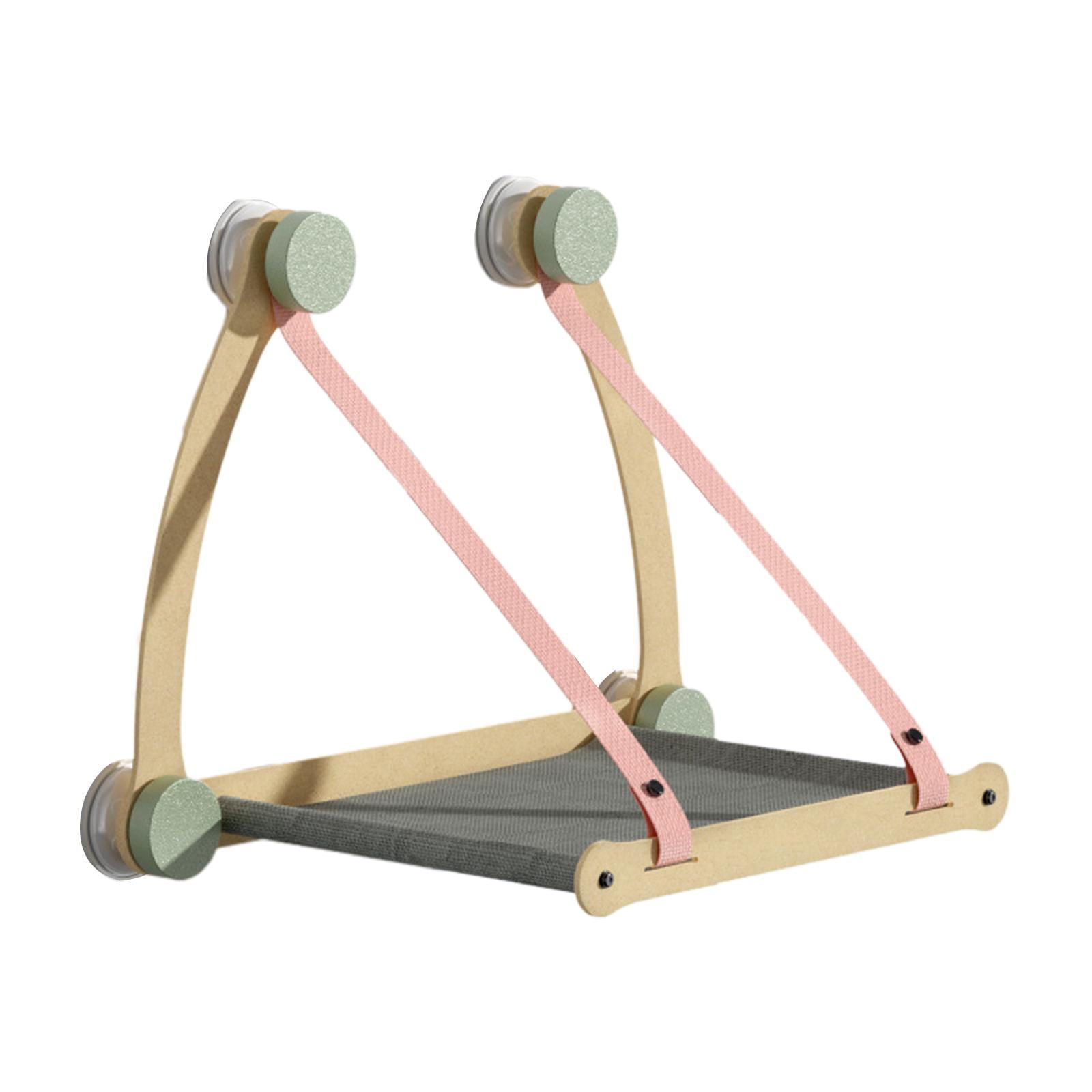 Bvdfgk Cat Window Perch Easy to Install Comfortable Sturdy Durable Hammock for Climbing Pink