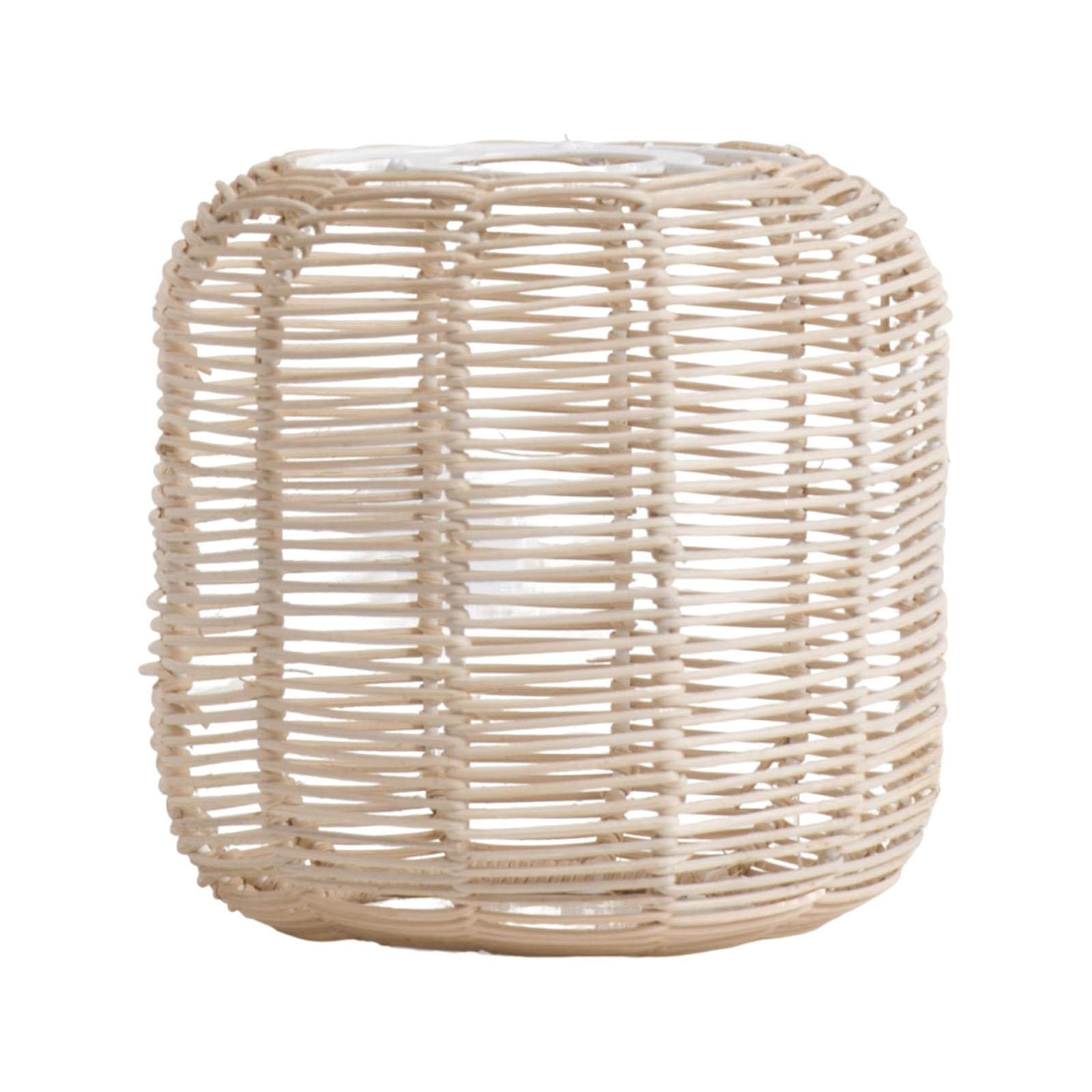 Bvdfgk Ceiling Fan Light Cover, Retro Rattan Woven Chandelier Light Cover, Woven Rattan Style C
