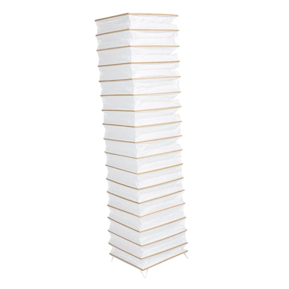Bvdfgk Chinese Design NightStand Floor Lamp Paper Shade, Decorative Simple Contemporary C