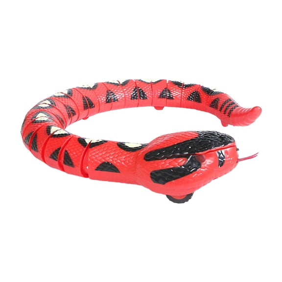Bvdfgk Crawling Snake Cat Toy Cat Interactive Toy, Simulation Interactive Smart Sensing red