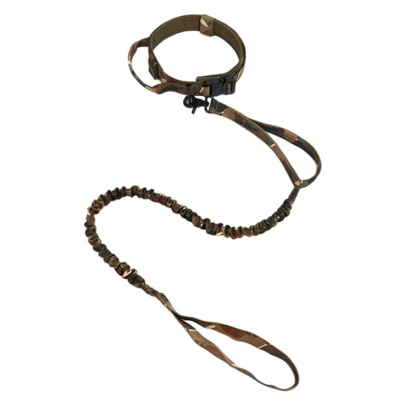 Bvdfgk Dog Collar with Handle Comfy Soft Adjustable Camouflage Pet Essentials for Puppy XL