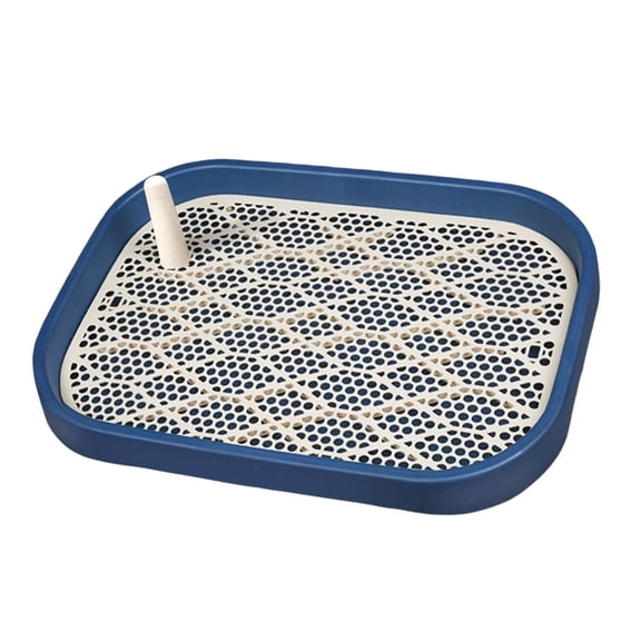 Bvdfgk Dog Toilet Puppy Potty Tray Pet Litter Pan Toilet Dog Potty Dark Blue