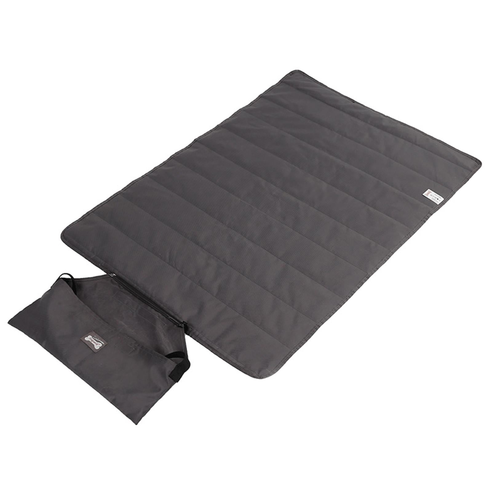 Bvdfgk Durable Dog Mat Pet Cat Bed Water Resistant Washable Mat for Camping Hiking Pet Dark Gray