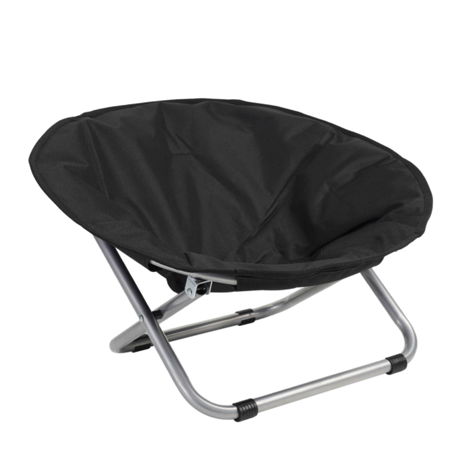 Bvdfgk Elevated Cat Bed Foldable Elevated Dog Bed Pet Furniture Adjustable Height Metal Black