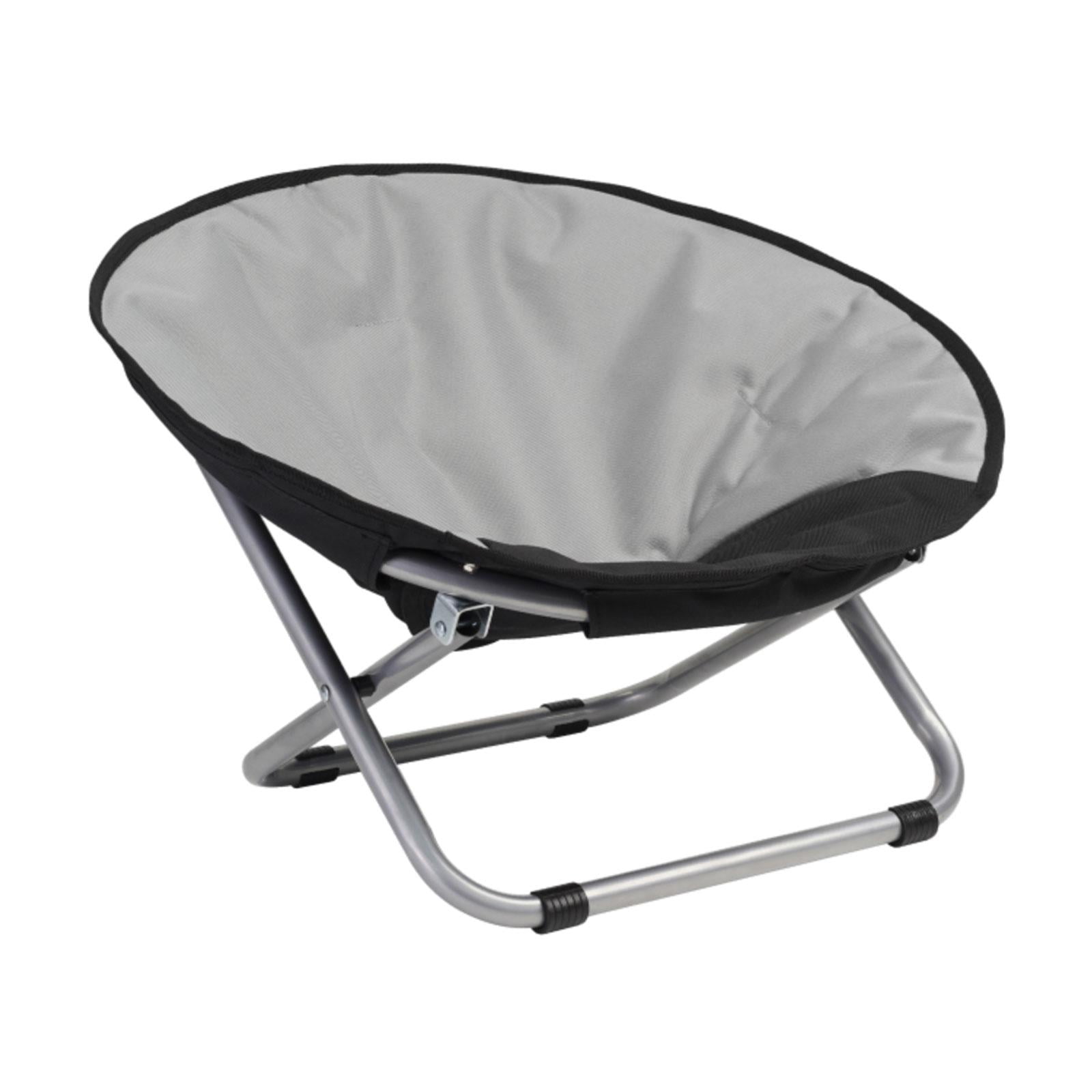 Bvdfgk Elevated Cat Bed Foldable Elevated Dog Bed Pet Furniture Adjustable Height Metal Gray