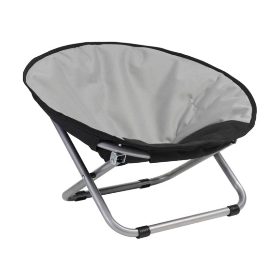 Bvdfgk Elevated Cat Bed Foldable Elevated Dog Bed Pet Furniture Adjustable Height Metal Gray