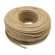 Bvdfgk Fabric Electrical Cord 2x0.75mm 5M Lighting Rope Cable Wire for Industrial Retro