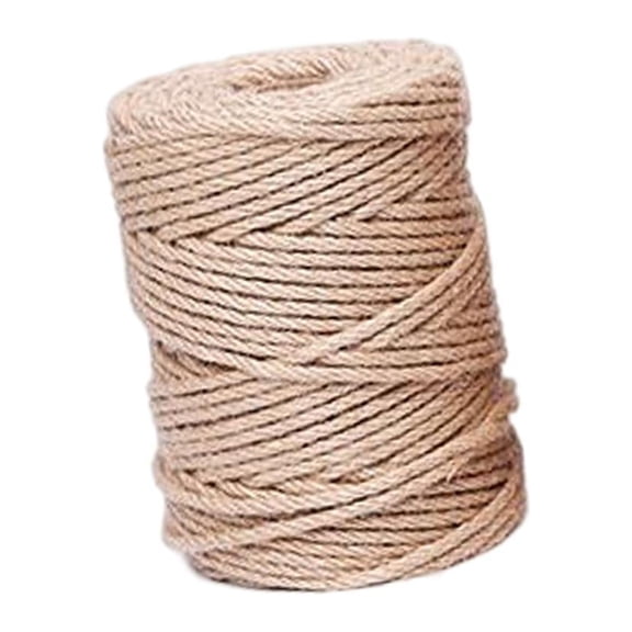 Bvdfgk Fine Jute Twine Twisted Sisal Rope for Cat Toys Recovering Gift Wrap Cat Scratch 8mm