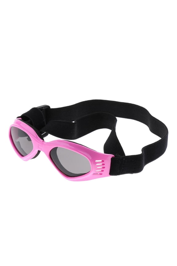 Foldable Pet Small Medium Sized Dog Sunglasses Goggles Eye Wear Protection Pink