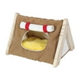 thumbnail image 1 of Bvdfgk Guinea Pig Bed Activity Platform Hamster Nest for Winter Sleeping Chinchilla brown, 1 of 9