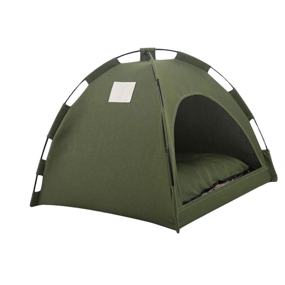 Bvdfgk Guinea Pig Tent Rainproof Outdoor Cat Tent Accessory Sunscreen Stray Cat Shelter 35 x 35cm Green