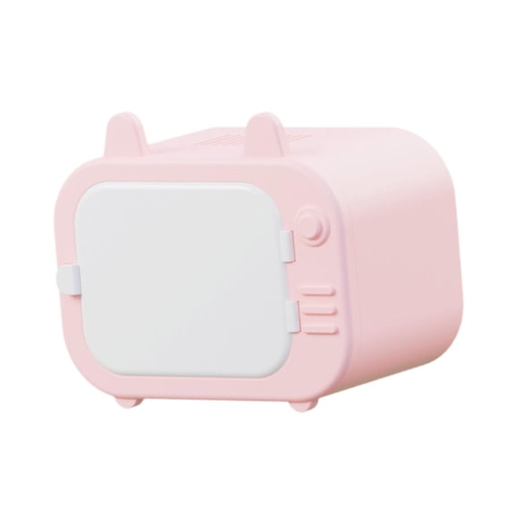 Bvdfgk Hamster Hideout Cage Shelter Decor Easy to Clean Nest Stylish Tiny House Habitat pink