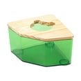 thumbnail image 1 of Bvdfgk Hamster Sand Bath Box Acrylic Digging Sand Container Hamster Box with Wooden Lid Green, 1 of 9