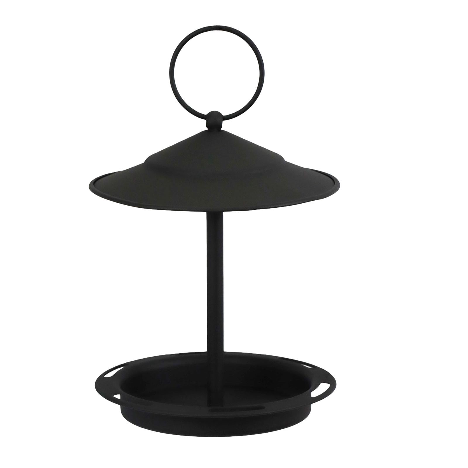 Bvdfgk Hanging Bird Bath Feeding Bowl Sturdy Platform Metal Bird Feeder Yard Parrot