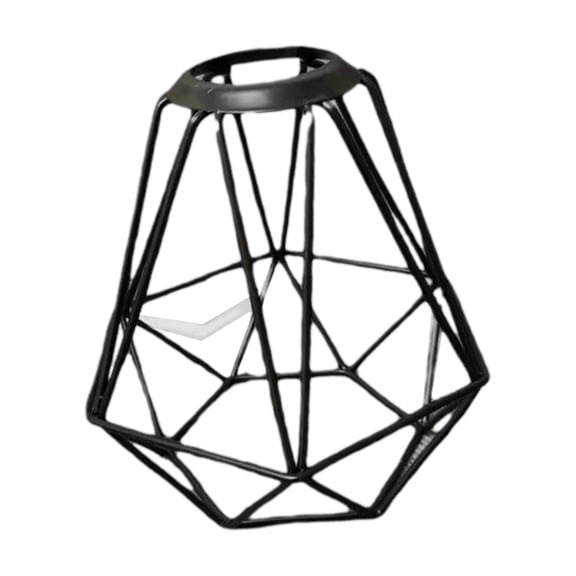 Bvdfgk Iron Pendant Lamp Shade Bulb Cage Guard Hanging Light Cover Lampshades for Table