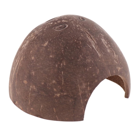 Bvdfgk Natural Hut - Non-toxic, Coconut Reptile Hideouts, Lizard, Spider Aquarium Fish