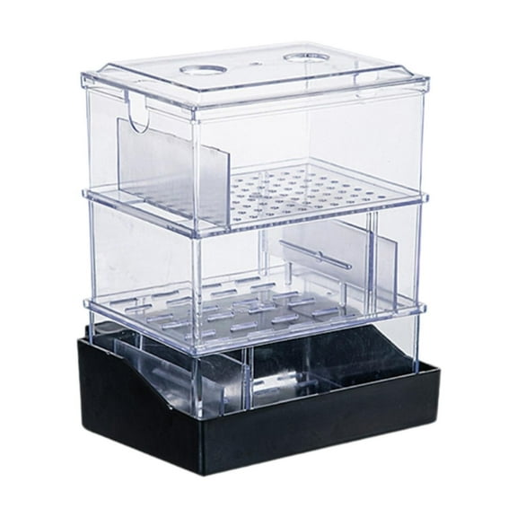 Bvdfgk Overflow Box for Aquariums Accessory 2 Layer Clear External Overflow Pipe Filter