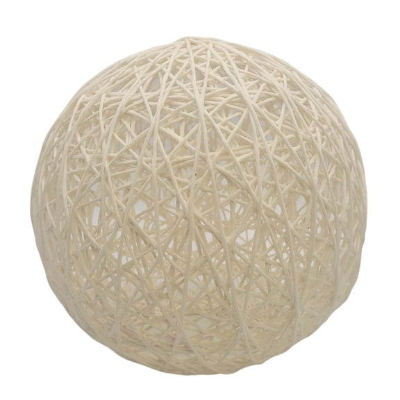 Bvdfgk Paper Rope Ball Lampshade Lamp Cage Decorative Bulb Guard Lighting Fixture Lantern Pendant Light Shade for Dining Room Hotel cafe restaurant