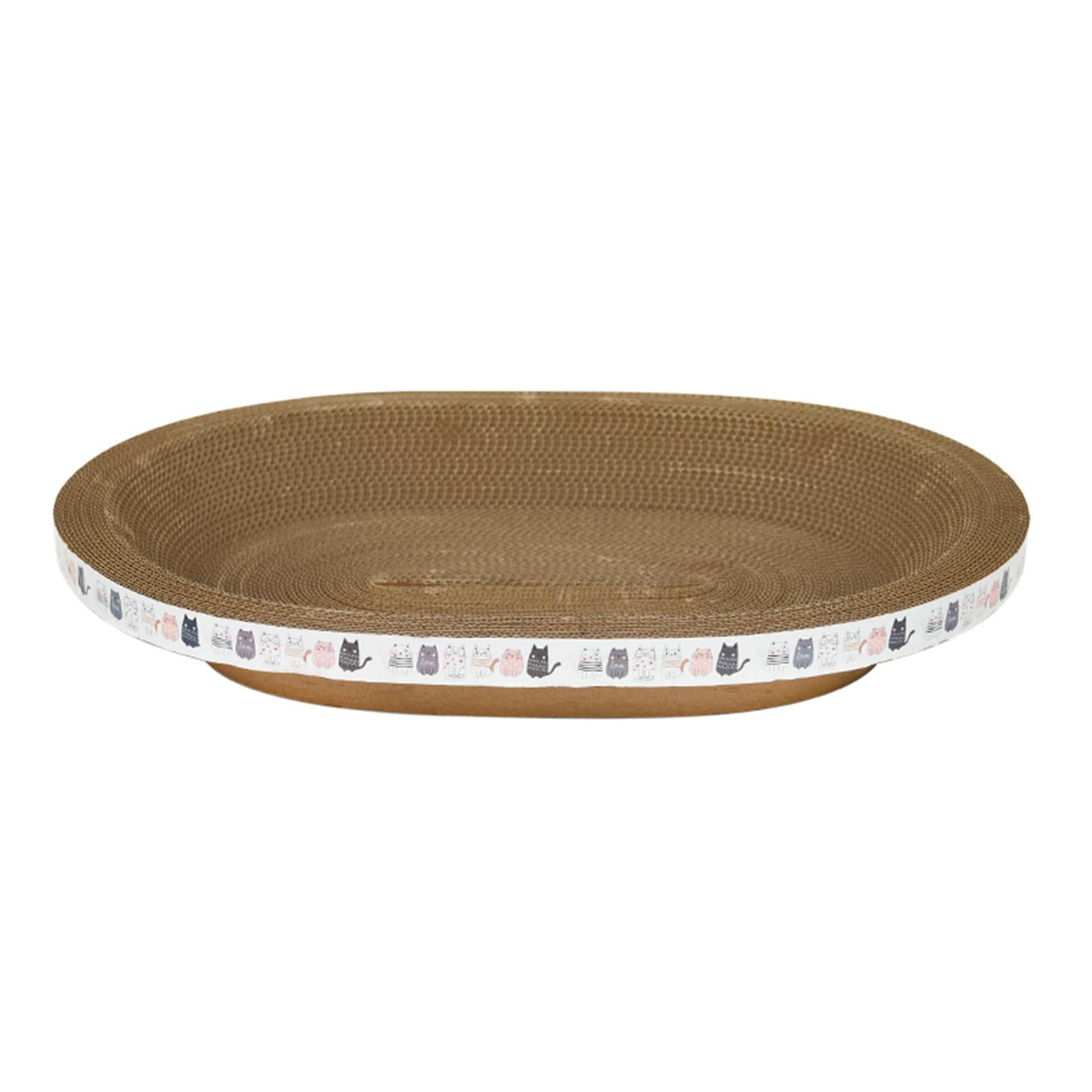Bvdfgk Pet Cat Scratcher Bowl Cat Scratching Board Training Toy Cat Scratch Pad Nest 47cmx22cmx8cm