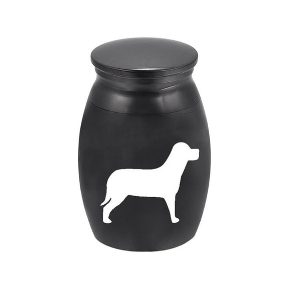 Bvdfgk Pet Cremation Urn Ash Urns for Dogs Stainless Steel Remembrance Portable Funeral