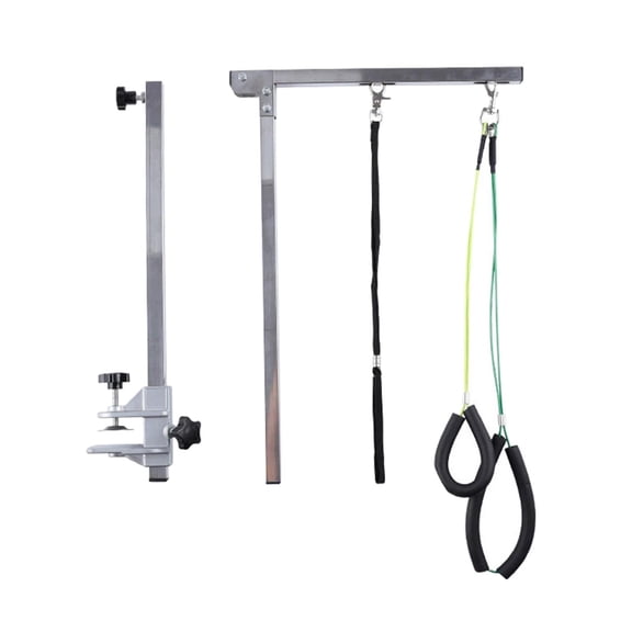 Bvdfgk Pet Dog Grooming Arm Pet Grooming Arm Tool with Clamps Loop Noose Flexible Table