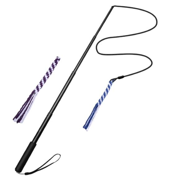 Bvdfgk Pole for Dogs - Durable Telescopic Dogs Obedience Training & Exercise Playing Black 89cm
