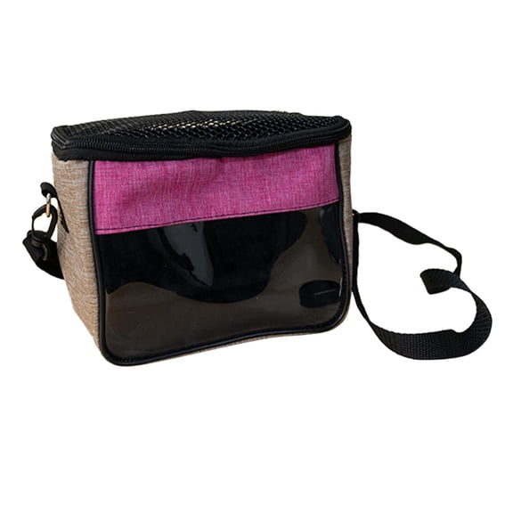 Bvdfgk Portable Hamster Carrier Breathable Pouch Transport Handbag Travel Bag Tote Cage XL