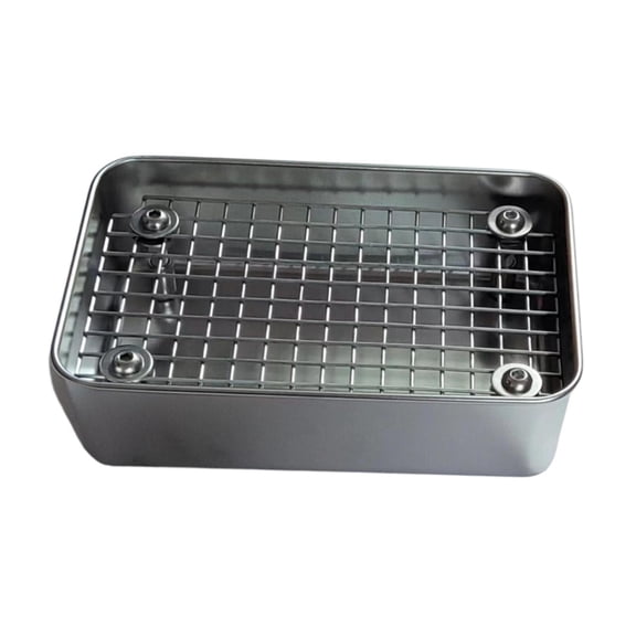 Bvdfgk Rabbit Litter Toilet Small Animal Toilet Pan Non Slip Accessory Pee Pan Tray for Hamster Bunny Rabbit Ferret Other Animals S Silver